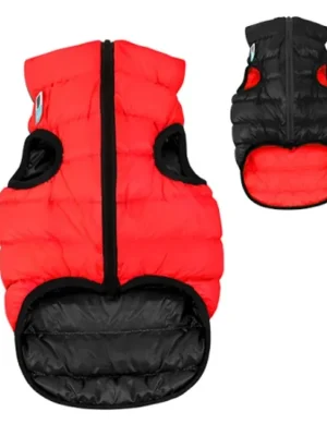 AiryVest bunda pro psy červená/černá L 65 Goedkoop