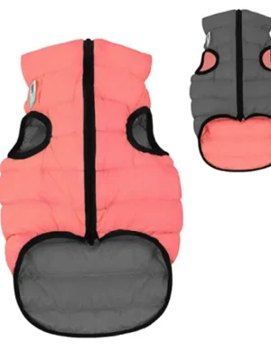 AiryVest bunda pro psy korálová/šedá M 40 Laatste Kans