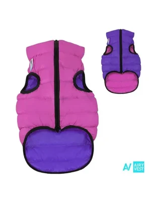 AiryVest bunda pro psy růžová/fialová S 30 Nieuw