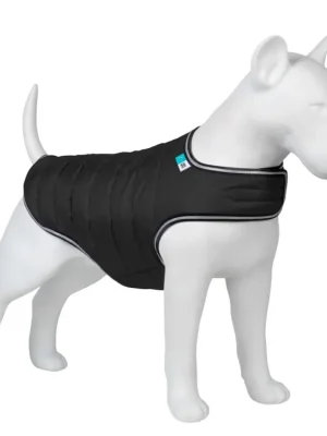 AiryVest Coat obleček pro psy černý M Speciale Aanbieding