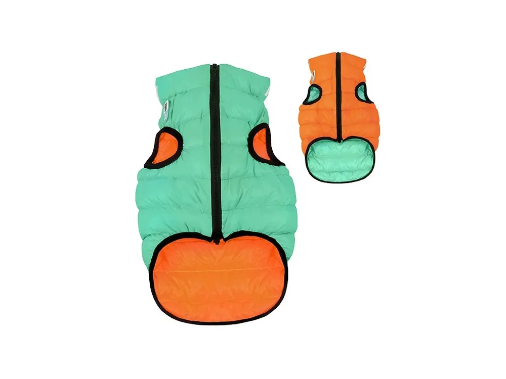 Uitverkoop AiryVest Lumi bunda pro psy luminiscenční/oranžová S 35