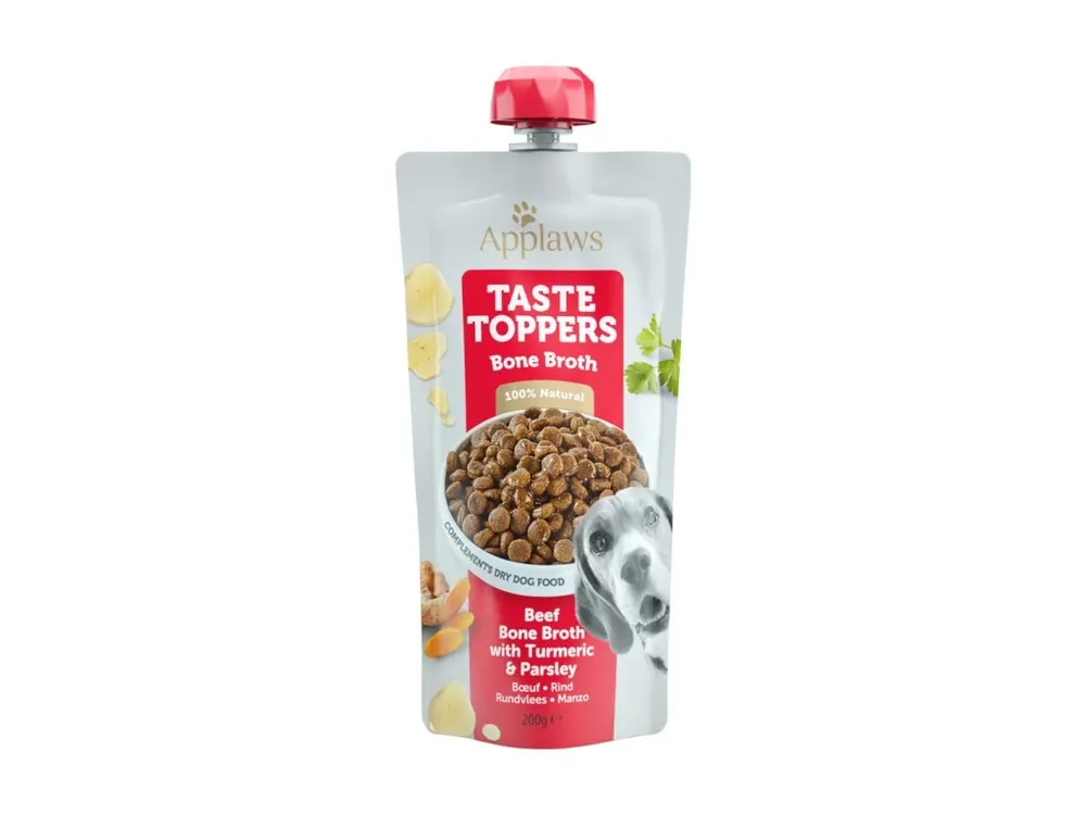 Applaws kapsička Dog Taste Toppers Smoothie Hovězí vývar 200ml Tijdelijk Beschikbaar