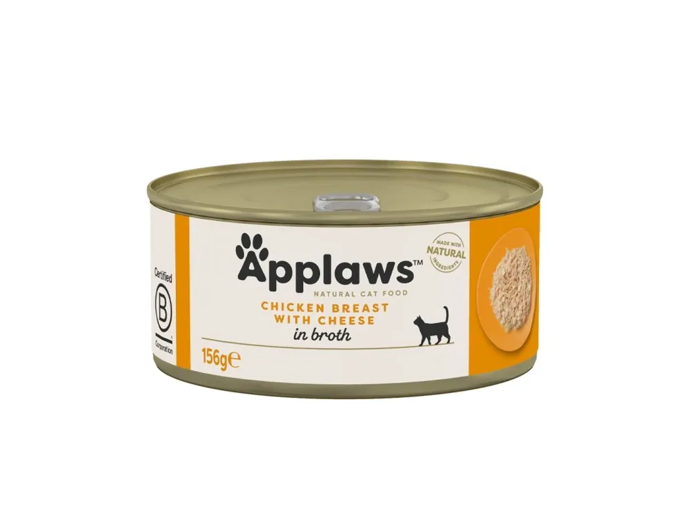 Applaws konzerva Cat Kuřecí prsa se sýrem 156g Speciale Aanbieding