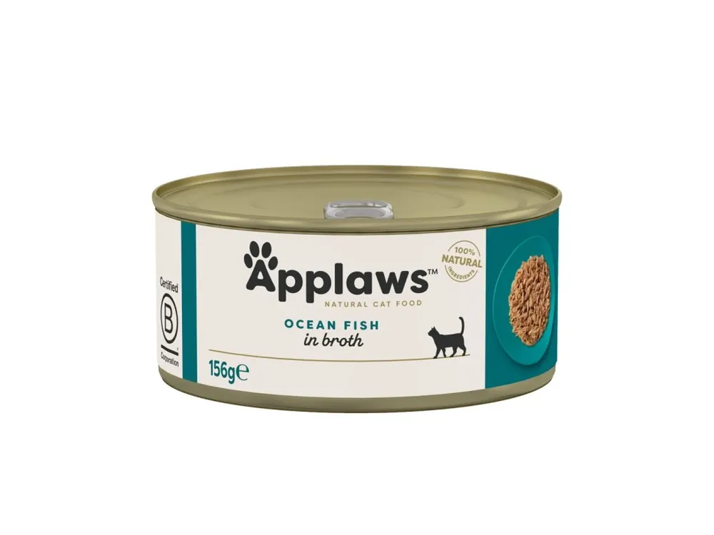 Applaws konzerva Cat Mořské ryby 156g Op = Op