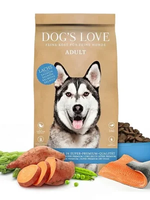 Premium Dog‘s Love granule Losos Adult 12kg