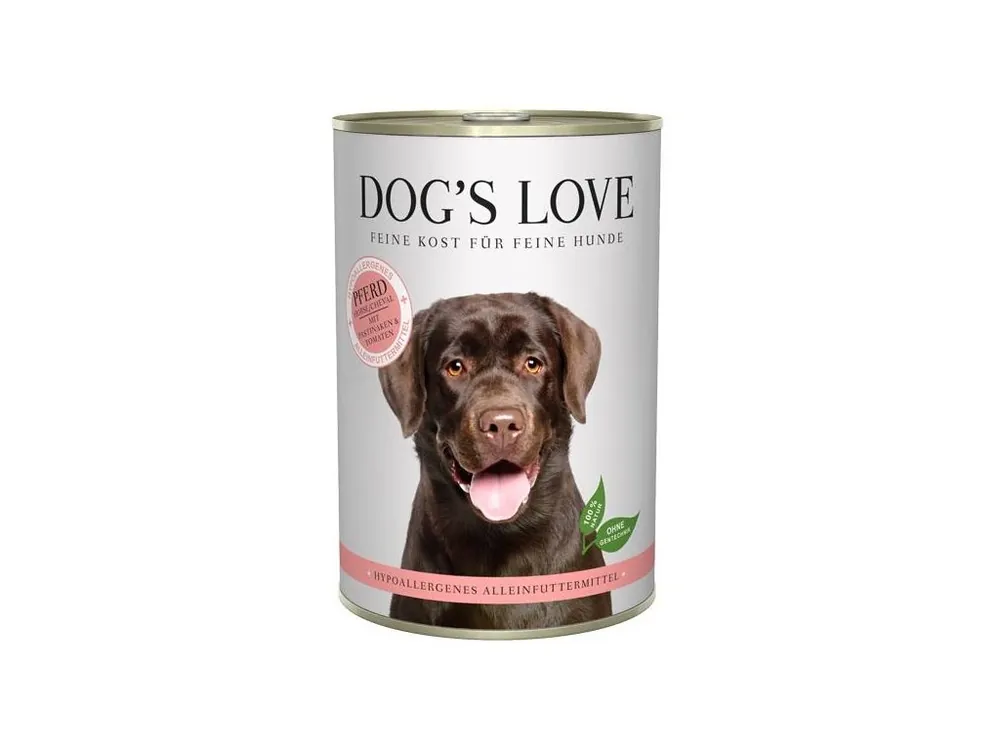 Must-Have Dog‘s Love konzerva Hypoallergenic Koňské 400g