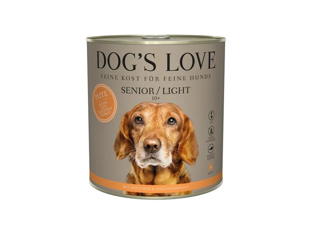 Dog‘s Love konzerva Krocan Senior/Light Classic 800g Tijdelijk Beschikbaar