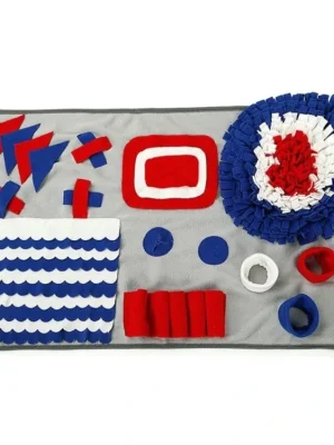 DogLemi čmuchací kobereček Snuffle šedý 75 x 50cm Voordeelprijs