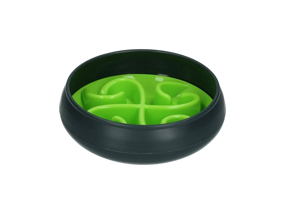Nu Kopen Eat Slow Live Longer zpomalovací miska Tumble zelená 20cm