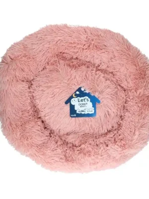 Beste Prijs Let‘s Sleep Donut pelíšek růžový 60cm