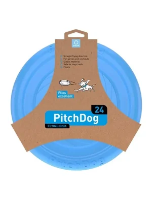 Express Levering PitchDog létající Disk pro psy modrý 24cm
