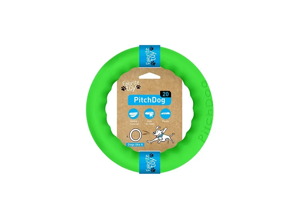 Dagaanbieding PitchDog tréninkový Kruh pro psy zelený Small
