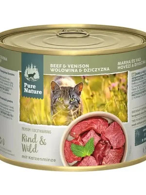 Pure Nature Cat Adult konzerva Hovězí a Zvěřina se šantou 200g Shop Nu