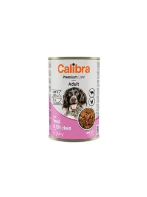 Calibra Dog Premium konz. with Veal&Chicken 1240g Express Levering