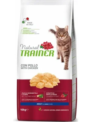 Voordeelprijs TRAINER Natural Cat Adult Kuřeci 10kg
