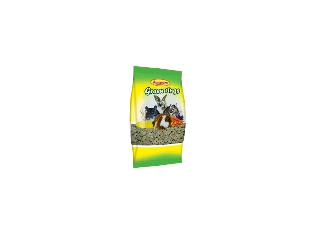 Hoge Kwaliteit Avicentra kroužky s vojtěškou pro hlodavce 250g
