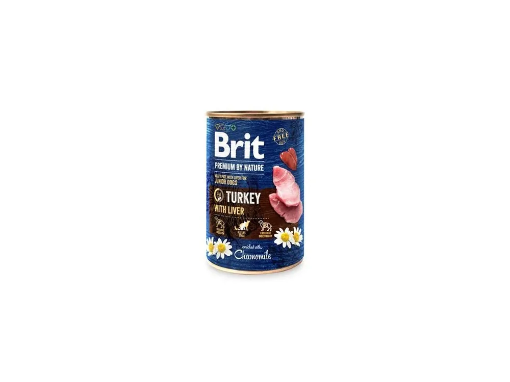 Brit Premium Dog by Nature konz Turkey & Liver 400g Must-Have