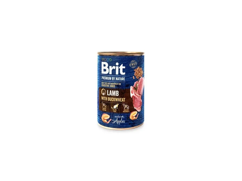 Brit Premium Dog by Nature konz Lamb&Buckwheat 400g Veilige Betaling