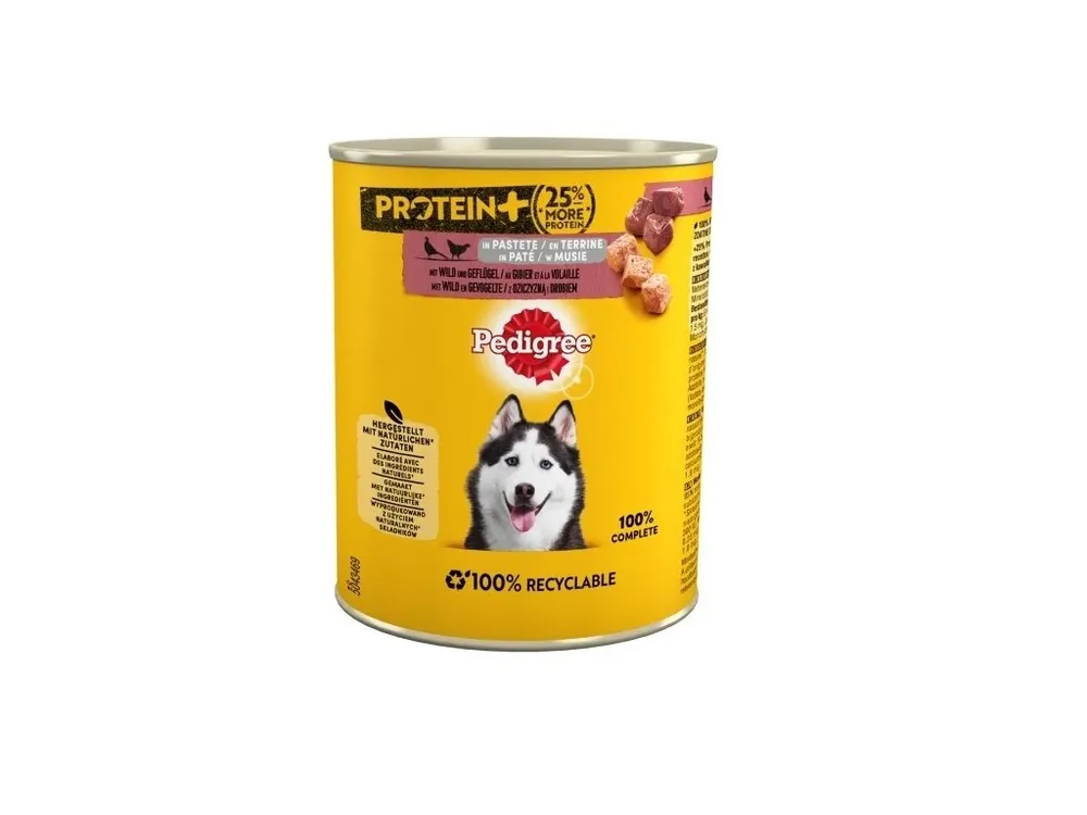 Pedigree konzerva zvěřina pro dospělé psy 800g Gereduceerde Prijs