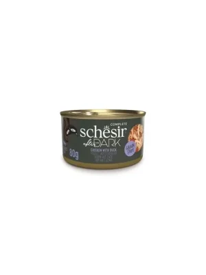 Goedkoop Schesir Cat konz. After Dark Wholefood kuře/kachna 80g