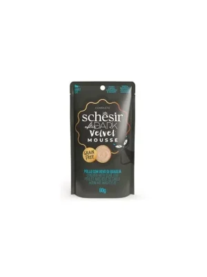 Laatste Versie Schesir Cat kapsa After Dark Velv.Mousse kuře/vejce80g