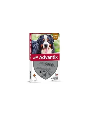 Gecertificeerd Advantix Spot On 1x6ml pro psy 40-60kg (1pipeta)