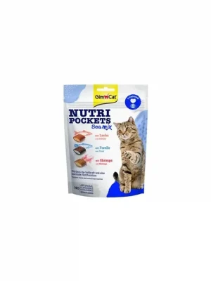 GIMCAT Nutri Pockets Seamix 150 g Speciale Aanbieding