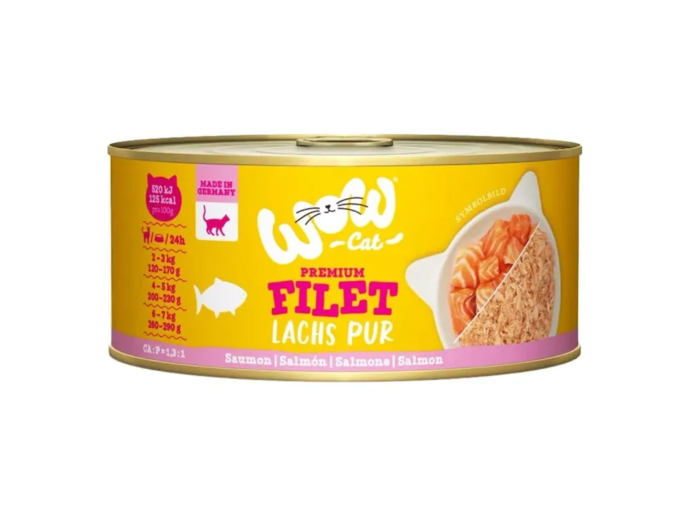 Uitverkoop WOW Cat konzerva Filet Losos PUR Adult 70g
