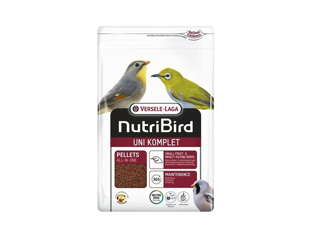 Meest Verkocht VERSELE-LAGA NutriBird Uni komplet - celoroční extrudy pro drobné ovocno a hmyzožravé druhy 1kg