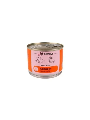 All Animals kočkopes Kachna mletá 200g Uitverkoop