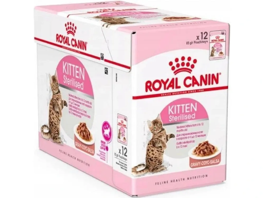 Merkproduct Royal Canin Kitten Sterilised Gravy 12 x 85 g