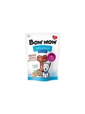 Bow wow poch. Salámová kolečka hovězí a kolagen 80g Nieuw