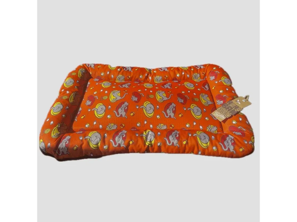 Huhubamboo polštář 66x48 cm oranžová kočka Gratis Retour