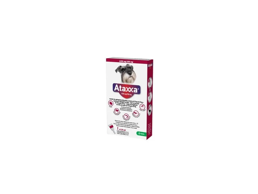 Fabrieksprijs Ataxxa Spot-on Dog L 1250mg/250mg 1x2,5ml