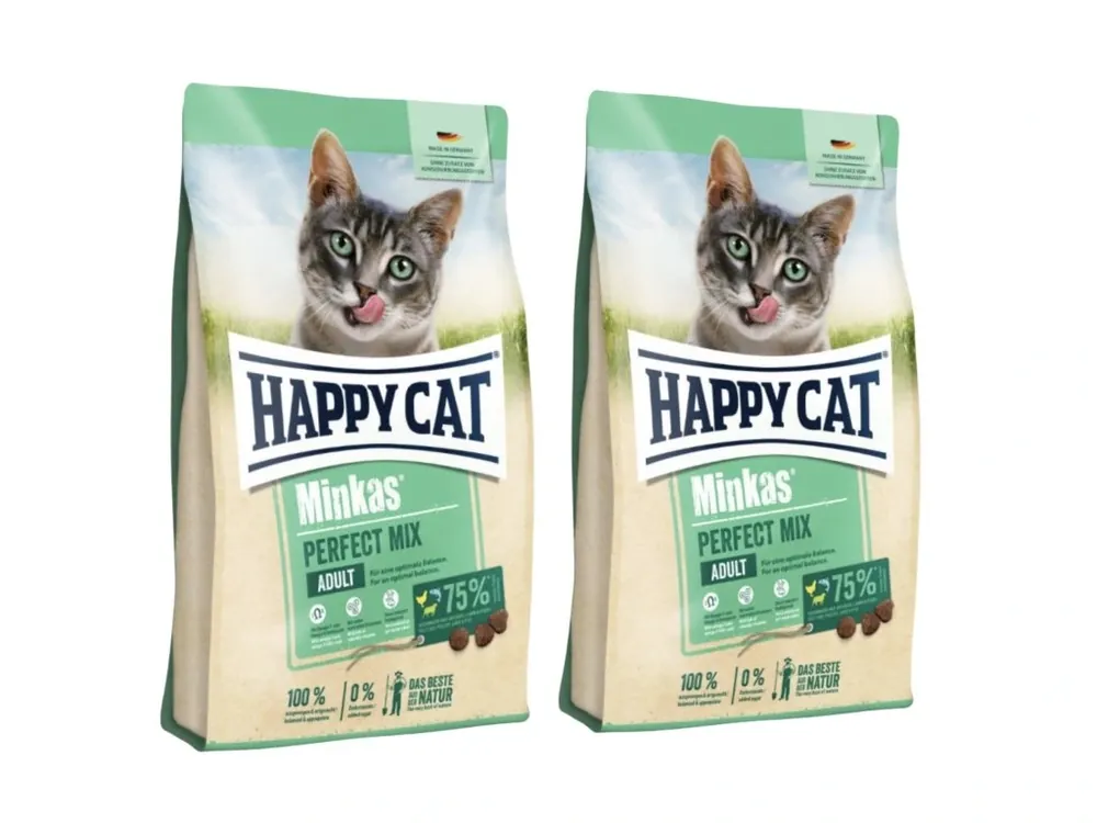 Op = Op Happy Cat Minkas Perfect Mix Geflügel, Fisch & Lamm 2x10 kg