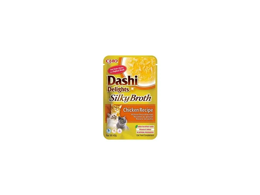 Churu Cat Dashi Delights Silky Broth Chicken 40g Premium