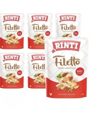 Rechtstreeks Van De Fabrikant 6 x Rinti filetto kapsička hovězí v želé 100g