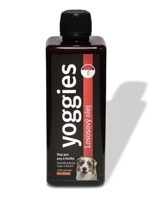Alleen Vandaag Yoggies Lososový olej pro psy a kočky 500 ml