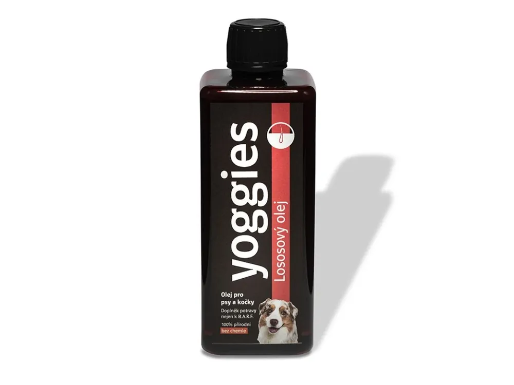 Alleen Vandaag Yoggies Lososový olej pro psy a kočky 500 ml