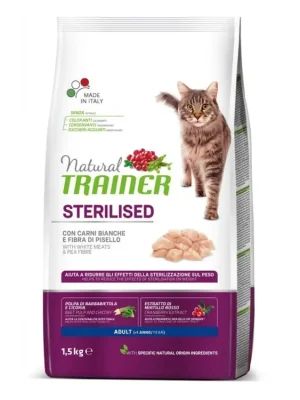 TRAINER Natural Cat Serilised drubezi maso 1,5kg Voordeelprijs
