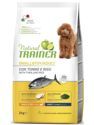 Lage Prijs TRAINER Natural Small&Toy Ad. Ryba a ryze 2kg