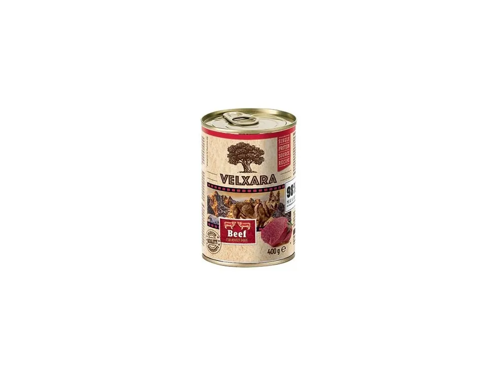 Direct Beschikbaar Velxara Paté Dog Adult Beef 400g