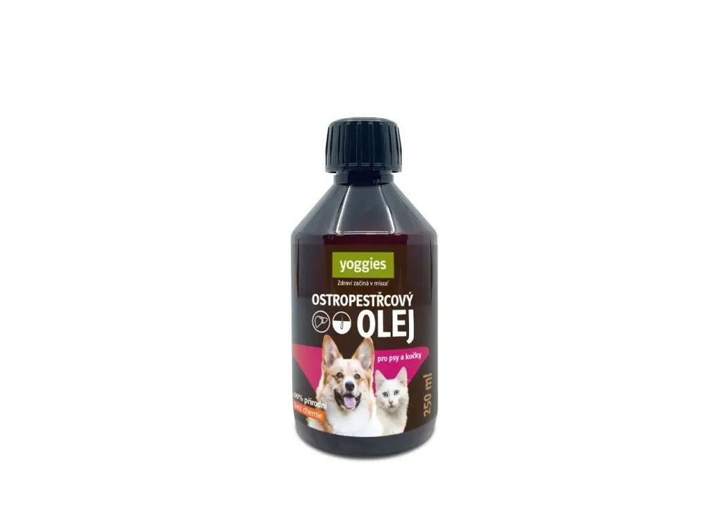 Yoggies Olej z ostropestřce pro psy a kočky 250ml Populair