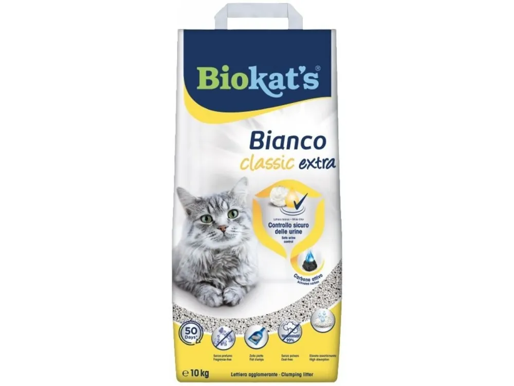 Snelle Levering Podest. BIOKATS BIANCO EXTRA CLASSIC 10kg
