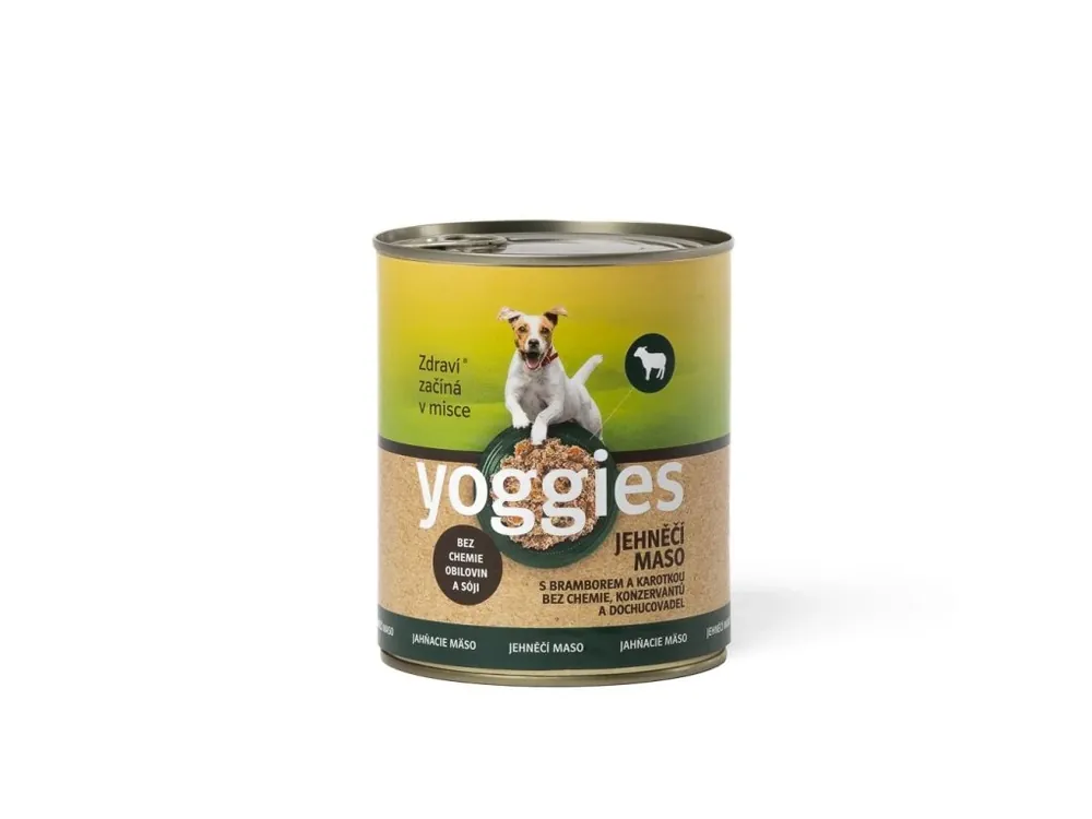 Nu Kopen 800g Yoggies jehněčí konzerva s bramborem a karotkou