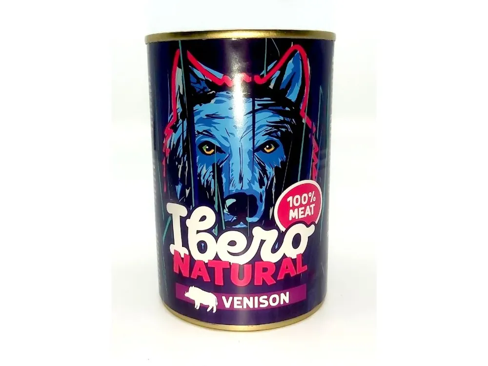 Ibero NATURAL dog konz. ADULT venison 1200g Merkproduct