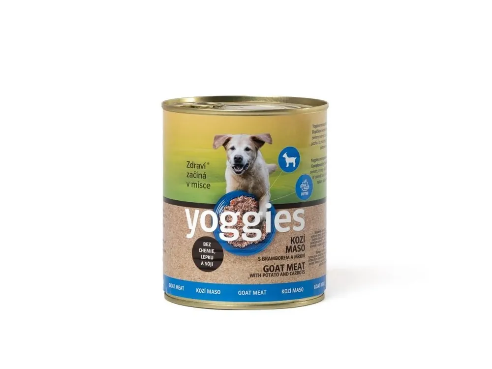 Direct Beschikbaar 800g Yoggies kozí konzerva s bramborem a mrkví