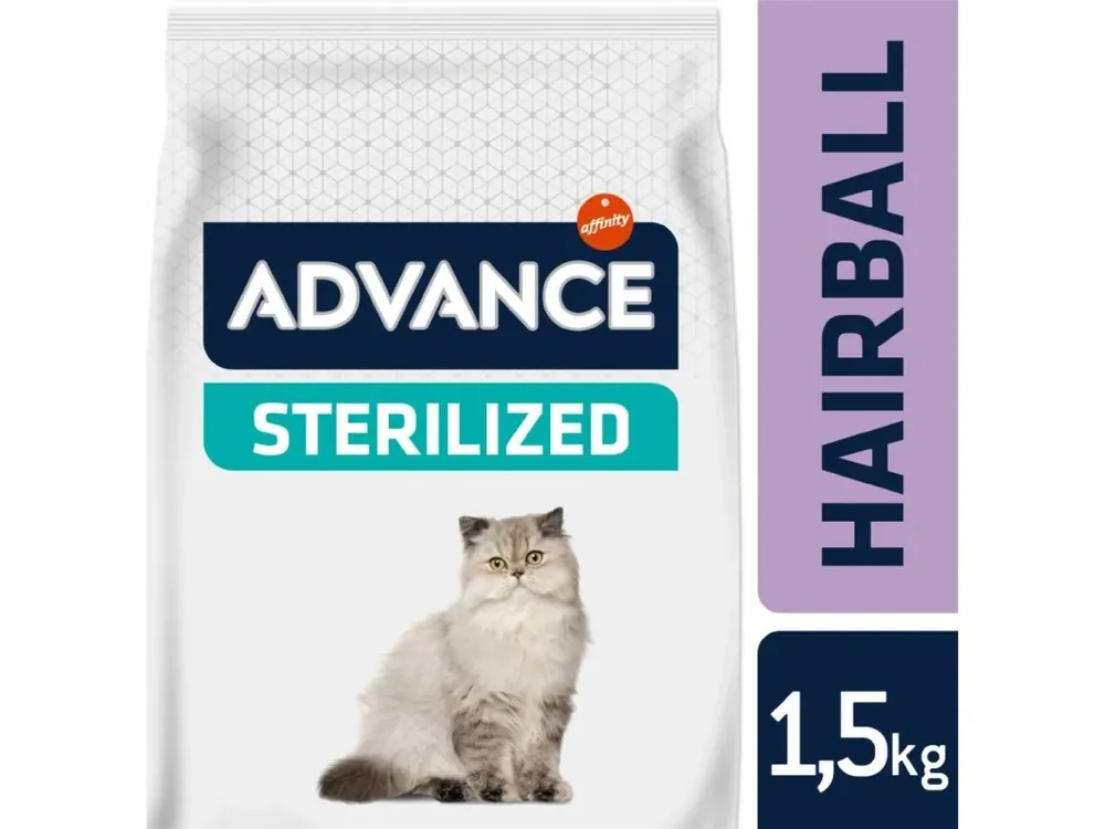 Gereduceerde Prijs ADVANCE CAT Sterilized Hairball 1,5kg