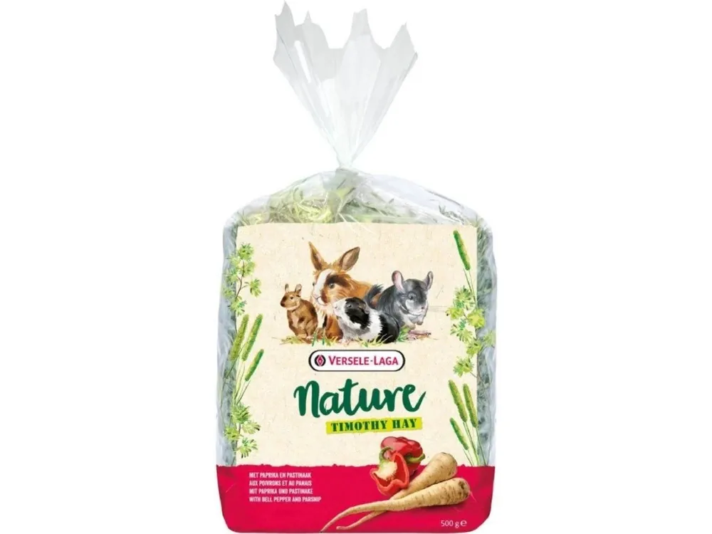 Hoge Kwaliteit Versele laga Nature Timothy Hay Bell Pepper and Parnsnip 500g
