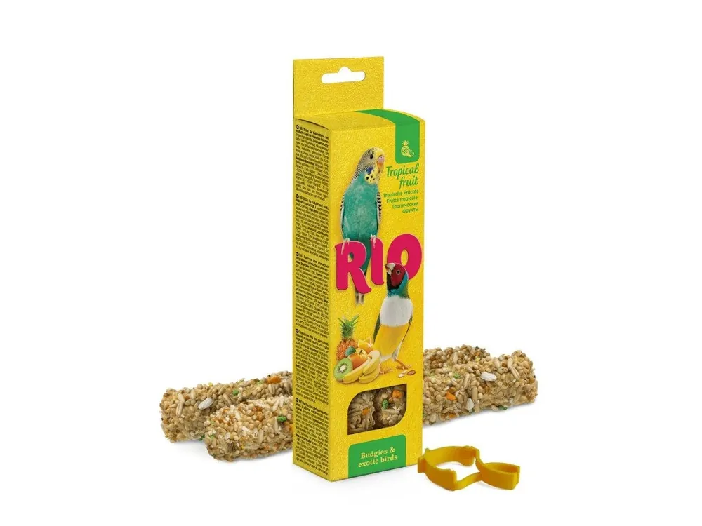 Lage Kosten RIO tycinky pro andulky a drobne exoty s tropickym ovocem 2x40g